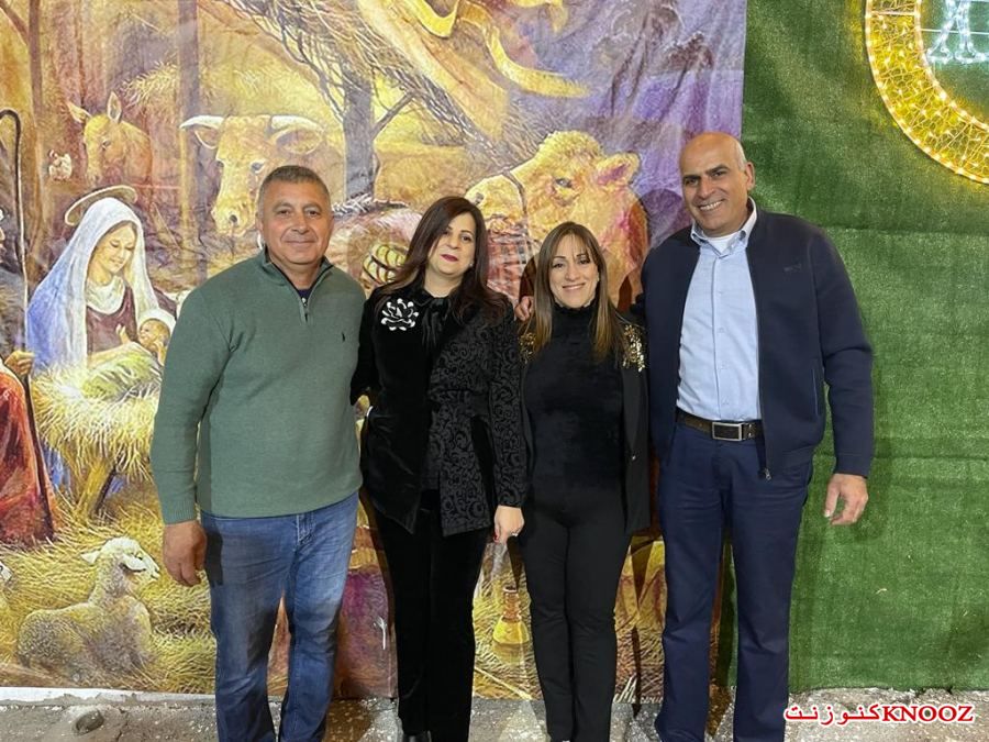 البعنه اضاءه شجره الميلاد على أنغام الكشاف والترانيم الميلاديه 